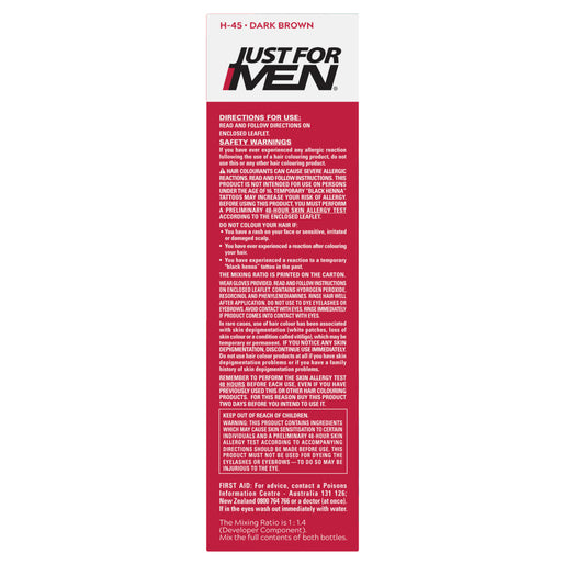 Just For Men Shampoo-In Haircolour Dark Brown 66mL - GimmeNow