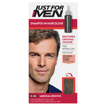 Just For Men Shampoo-In Haircolour Medium Brown 66mL - GimmeNow