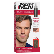 Just For Men Shampoo-In Haircolour Medium Brown 66mL - GimmeNow