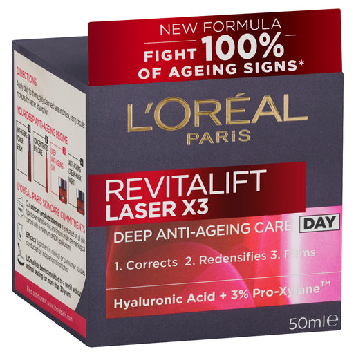 L'Oréal Paris Revitalift Laser X3 Anti-Ageing Power Moisturiser 50mL