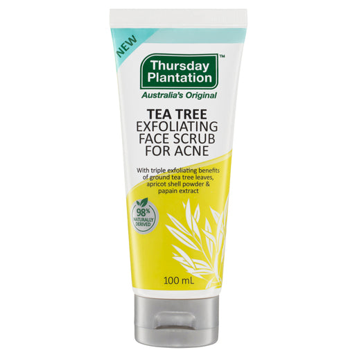 Thursday Plantation Tea Tree Exfoliating Face Scrub For Acne 100mL