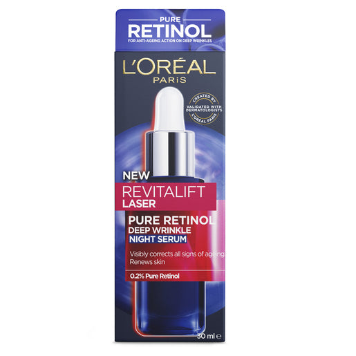 L'Oréal Paris Revitalift Laser Pure Retinol Deep Wrinkle Night Serum 30mL
