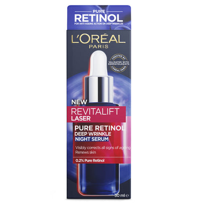 L'Oréal Paris Revitalift Laser Pure Retinol Deep Wrinkle Night Serum 30mL