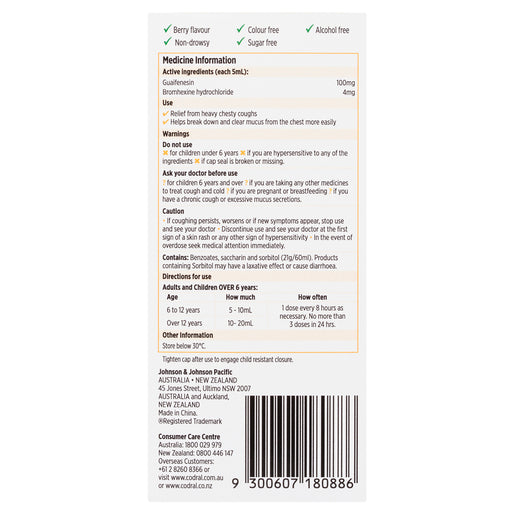 CODRAL® Mucus Cough Forte Strength 200mL