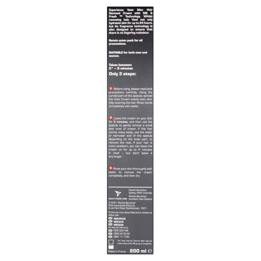 Veet Men Hair Removal Cream Normal Skin 200mL - GimmeNow