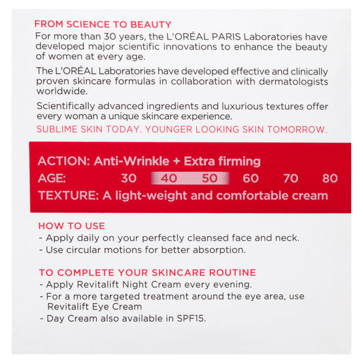 L'Oréal Paris Revitalift Day Cream 50mL