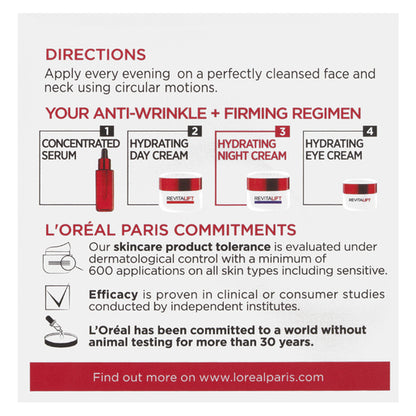 L'Oréal Paris Revitalift Night Cream 50mL - GimmeNow