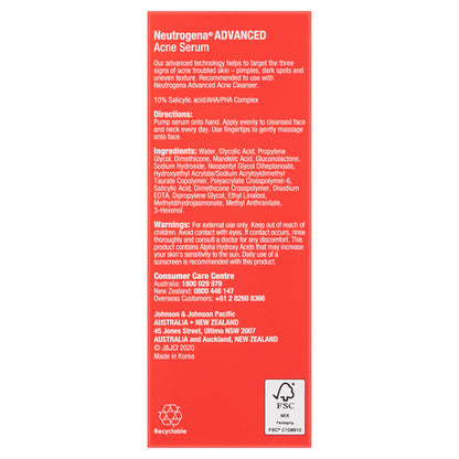 Neutrogena® Advanced Acne Serum 30mL - GimmeNow