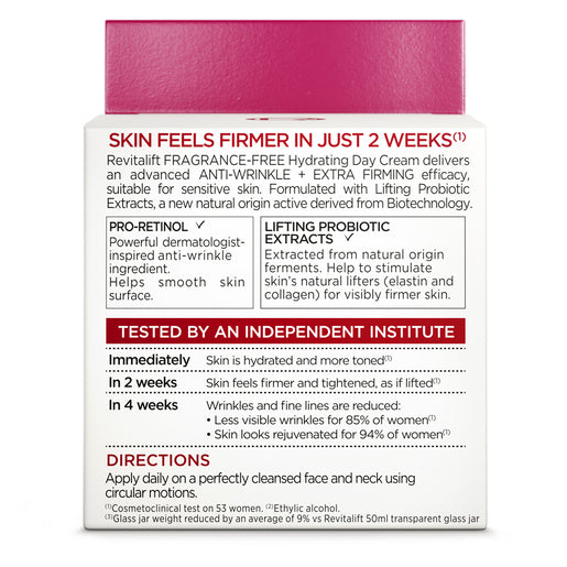 L'Oréal Paris Revitalift Fragrance Free Day Cream 50mL - GimmeNow