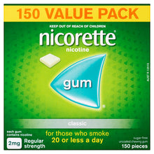 NICORETTE® Nicotine Gum Regular Strength 2mg Classic 150 Pack