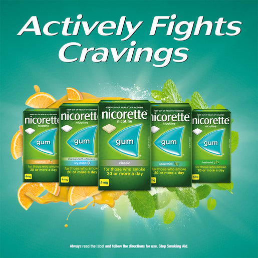 NICORETTE® Nicotine Gum Regular Strength 2mg Classic 150 Pack