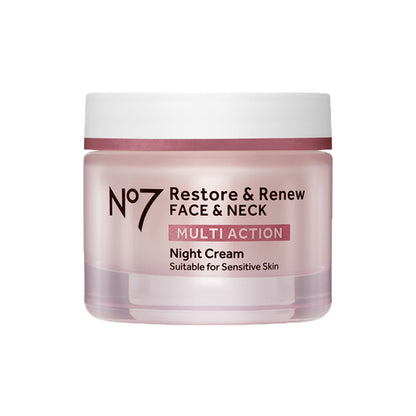 No7 Restore & Renew Multi Action Night Cream 50mL