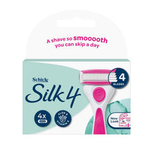 Schick Silk 4 Refill 4 Pack