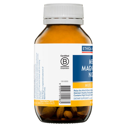 Ethical Nutrients Mega Magnesium Night 50 Tablets
