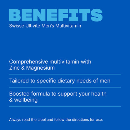 Swisse Ultivite Men's Multivitamin 60 Tablets