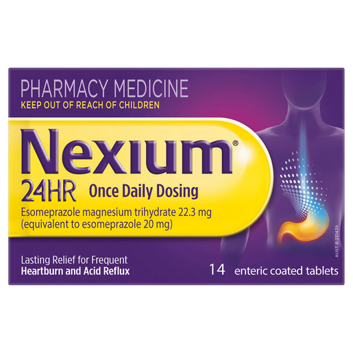 NEXIUM 24HR Once Daily Dosing 14 Tablets