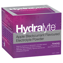 Hydralyte Apple Blackcurrant Flavoured Electrolyte Powder 10 Pack