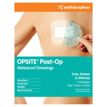 OPSITE Post-Op Waterproof Dressings 9.5cm x 8.5cm 3 Pack