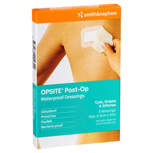 OPSITE Post-Op Waterproof Dressings 6.5cm x 5cm 5 Pack