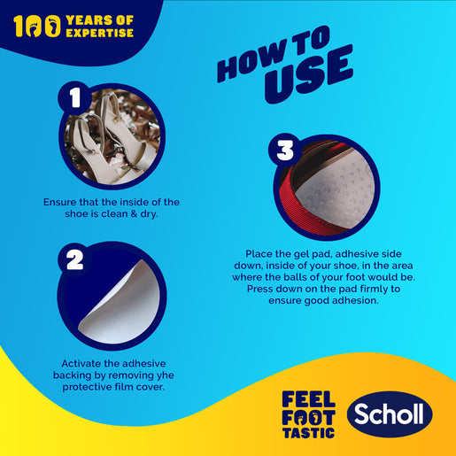 Scholl Party Feet Ball of Foot Cushion 1 Pair - GimmeNow