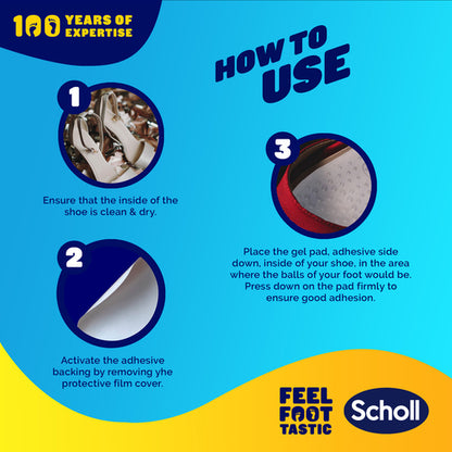 Scholl Party Feet Ball of Foot Cushion 1 Pair - GimmeNow