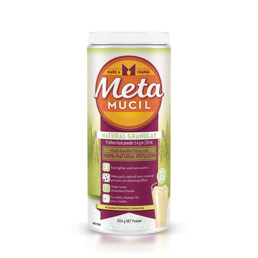 Metamucil Daily Fibre Supplement Natural Granular 72 Doses 504g