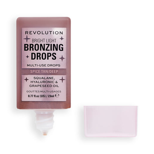 Revolution Bright Light Bronzing Drops Bronze Spice 23mL