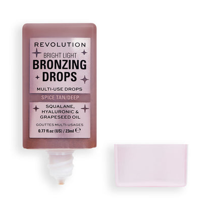 Revolution Bright Light Bronzing Drops Bronze Spice 23mL