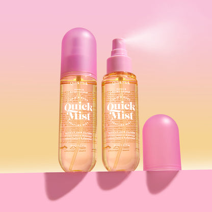 The Quick Flick Quick Mist 3 in 1 Hair & Body Perfume Mist with UV Hair Filters Honey & Salted Caramel 95mL