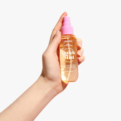 The Quick Flick Quick Mist 3 in 1 Hair & Body Perfume Mist with UV Hair Filters Honey & Salted Caramel 95mL