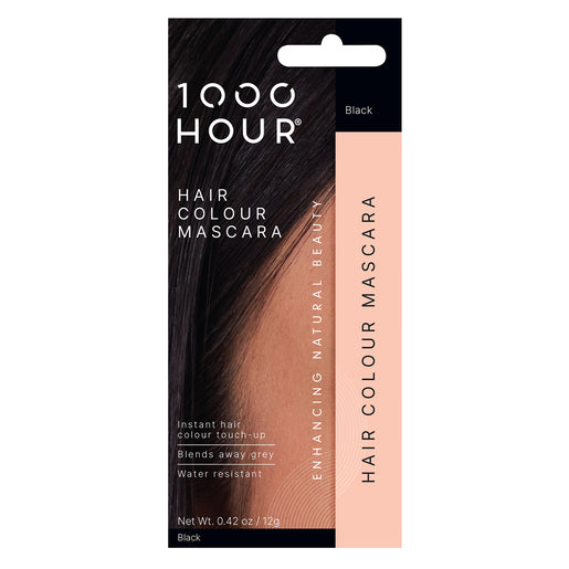 1000HOUR Hair Colour Mascara Black 12g - GimmeNow