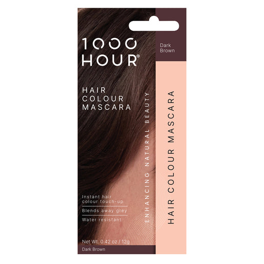1000HOUR Hair Colour Mascara Dark Brown 12g - GimmeNow