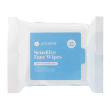 Priceline Sensitive Face Wipes 25 Pack