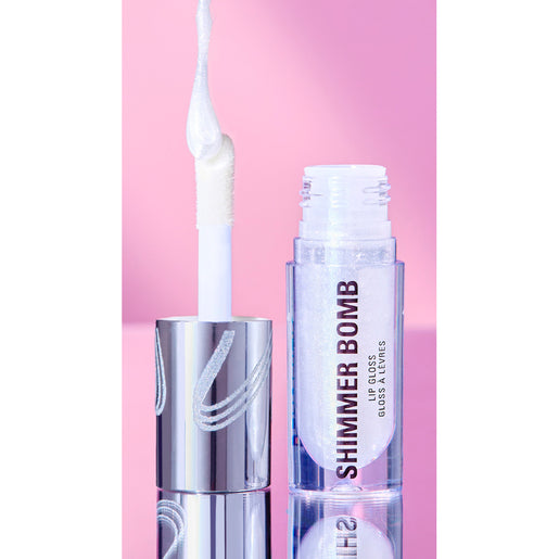 Revolution Metallic Muse Shimmer Bomb Gloss Frosted Muse 4.5mL - GimmeNow