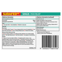 Sudafed PE Sinus + Pain Relief 16 Tablets - GimmeNow