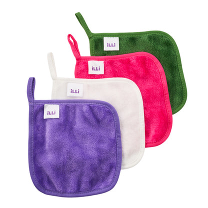 iLLi Facial Cleansing Cloths 4 Pack