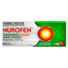 Nurofen Zavance Mini 32 Liquid Capsules - GimmeNow