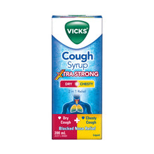 Vicks Cough Syrup Xtra Strong Dry + Chesty 200mL