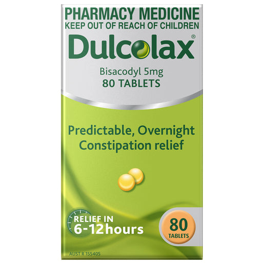 Dulcolax Bisacodyl 5mg 80 Tablets - GimmeNow