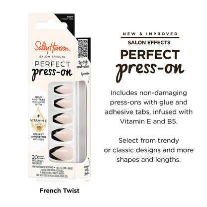 Sally Hansen Salon Effects Perfect Press-On Nails French Twist 30 Pack - GimmeNow
