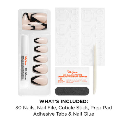 Sally Hansen Salon Effects Perfect Press-On Nails French Twist 30 Pack - GimmeNow