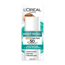 L'Oréal Paris Bright Reveal Tinted Daily Fluid SPF 50 Medium 50mL - GimmeNow