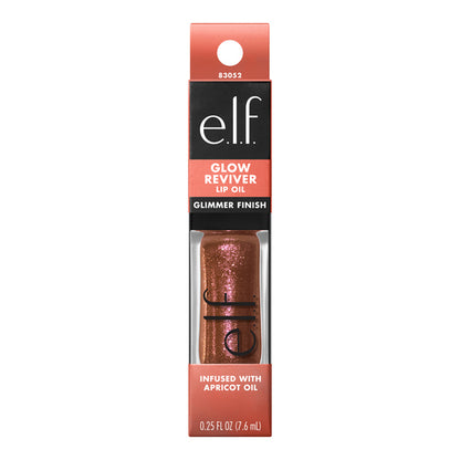 e.l.f Glow Reviver Glimmer Lip Oil Chocoluxe 7.6mL