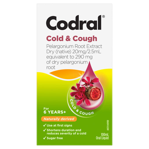 CODRAL® Cold & Cough For 6 Years + 100mL - GimmeNow