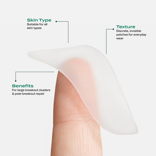 Hey Bud Hydrocolloid + Hemp XL Pimple Strips 10 Patches