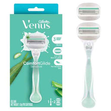 Gillette Venus ComfortGlide Sensitive Women's Razor 1 Razor Handle + 2 Blade Refills