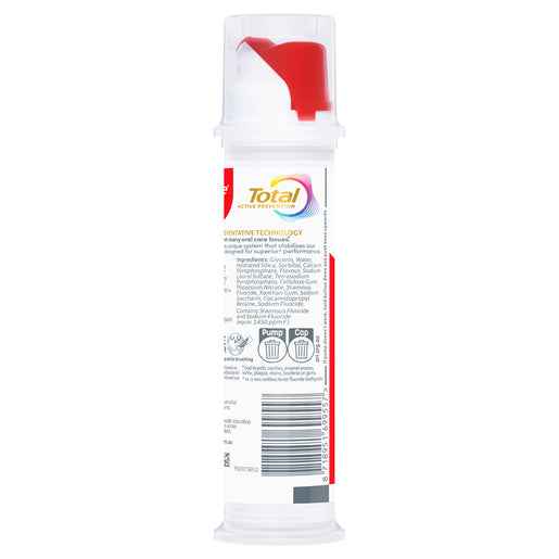 Colgate Total Active Prevention Toothpaste Pump Clean Mint 130g