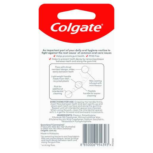 Colgate Total Active Prevention Floss Picks Mint 35 Pack