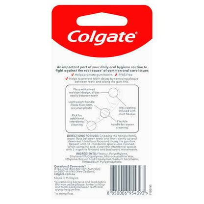 Colgate Total Active Prevention Floss Picks Mint 35 Pack