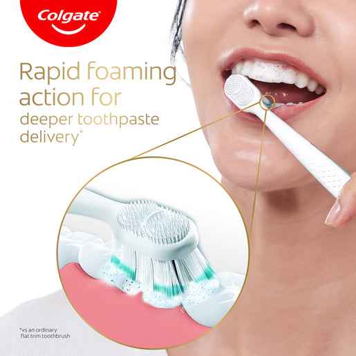 Colgate Total Active Prevention Foaming Clean Toothbrush Medium 1 Pack
